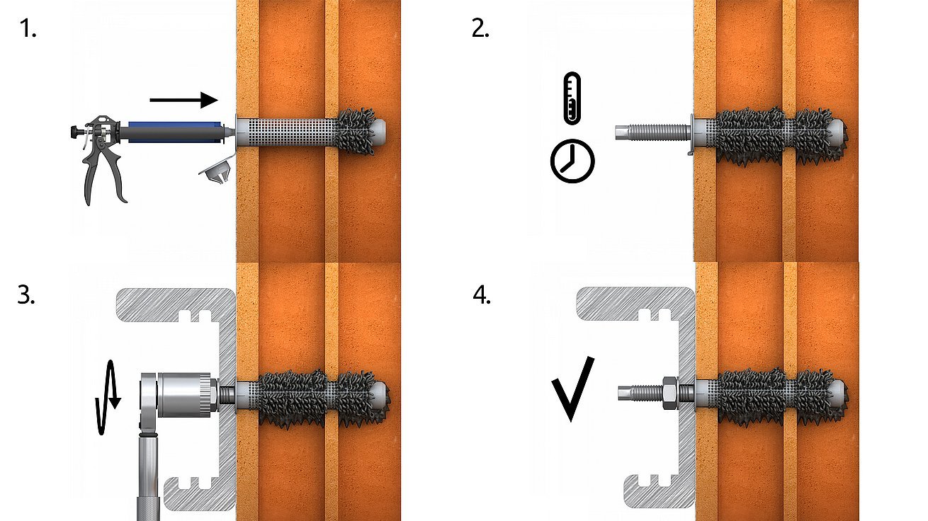 Fillling the hole in solid substrates