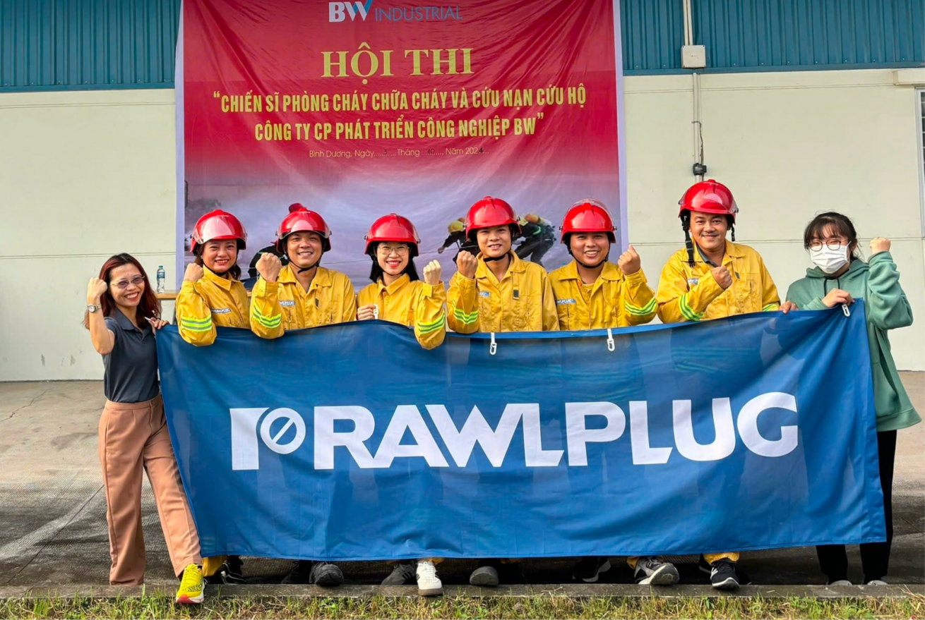 Rawlplug Vietnam i szkolenia przeciwpożarowe