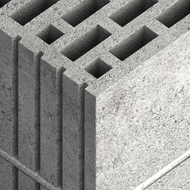 Hollow lightweight concrete block LAC 5 ≥ 5MPa