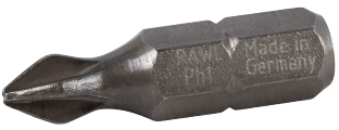 Impact bits Phillips PH1, 25 mm - plastic box - 20 pcs. | RT