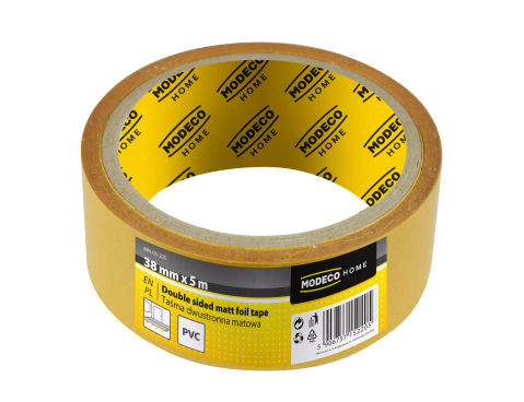 Double-sided tape 38 mm x 25 m - paper label - 1 pc.