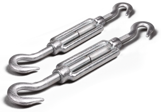 25x 12mm Steel Cable Clamps - Galvanized Single Lug P-Clips (DIN 72571)
